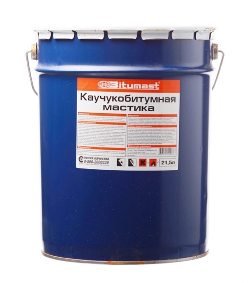Мастика каучукобитумная Bitumast 21,5 л