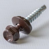 Саморез Yoko кровельный 4,8х35 мм RAL 8017 шоколадно-коричневый 250 шт/уп Саморез Yoko кровельный 4,8х35 мм RAL 8017 шоколадно-коричневый 250 шт/уп