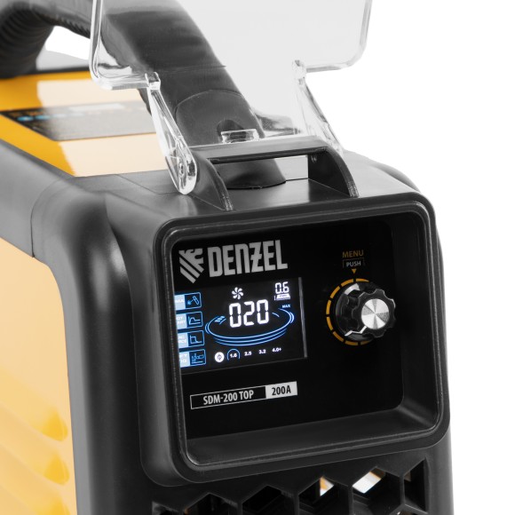 Аппарат инвертор. дуговой сварки SDM-200 Top, 200 А, ПВ 80%// Denzel Аппарат инвертор. дуговой сварки SDM-200 Top, 200 А, ПВ 80%// Denzel