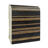 Плинтус шпонированный натур. Finitura Decor 83*19*2400 дуб эбен Плинтус шпонированный натур. Finitura Decor 83*19*2400 дуб эбен