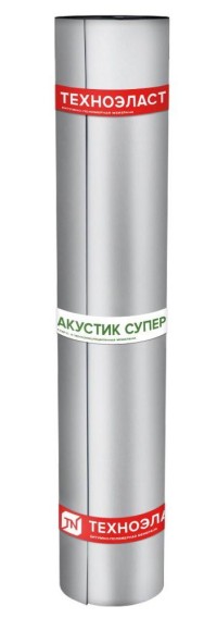 Техноэласт Акустик Супер А350 10х1х5мм Технониколь Материал звукоизоляционный