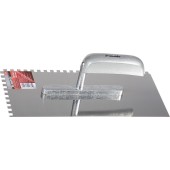 Гладилка из нержавеющей стали, 280 х 130 мм, деревянная ручка, зуб 6 х 6 мм Matrix Гладилка из нержавеющей стали, 280 х 130 мм, деревянная ручка, зуб 6 х 6 мм Matrix