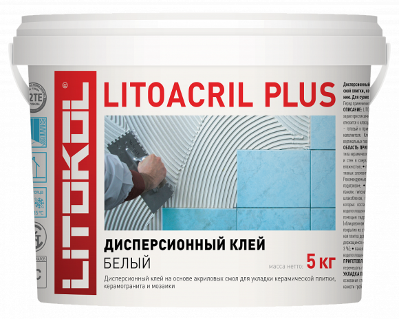 LITOACRIL FIX 5 кг Дисперсионный клей для плитки