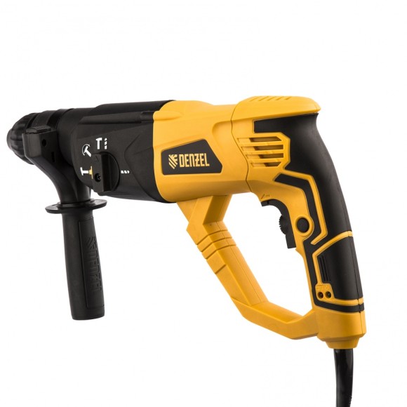 Перфоратор электрический RH-1050-26, SDS-plus, 1050 Вт, 3.2 Дж, 3 плюс 1 режим Denzel