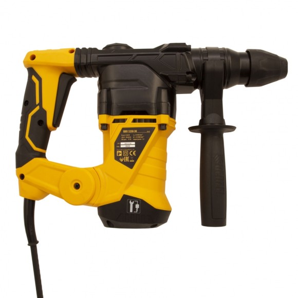 Перфоратор электрический RHV-1250-30, SDS-plus, 1250 Вт, 5 Дж, 3 плюс 1 режим Denzel Перфоратор электрический RHV-1250-30, SDS-plus, 1250 Вт, 5 Дж, 3 плюс 1 режим Denzel