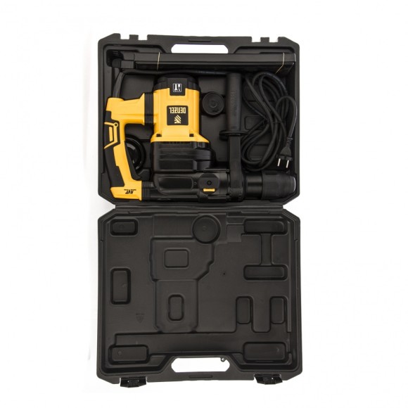 Перфоратор электрический RHV-1050-38-max, SDS-max, 1050 Вт, 10 Дж, 2 плюс 1 режим Denzel Перфоратор электрический RHV-1050-38-max, SDS-max, 1050 Вт, 10 Дж, 2 плюс 1 режим Denzel
