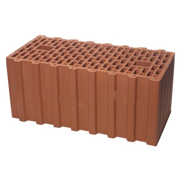 Керамический блок теплая керамика Ceramic Thermo 14,3 NF крас. рифл. рабоч. щел. BRAER