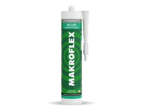 Герметик силиконовый Makroflex NX108 нейтральный, бесцветный (0,29л)