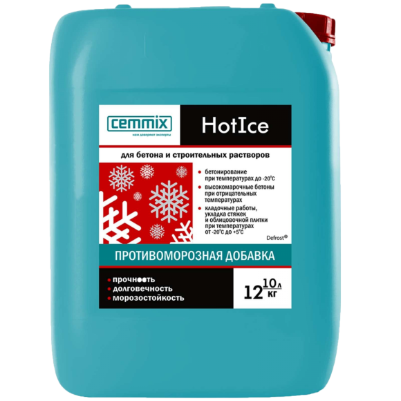 Противоморозная добавка CemMix HotIce 10 л