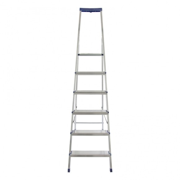 Стремянка алюминиевая с органайзером " Универсал", 6 ступеней, Россия, Сибртех