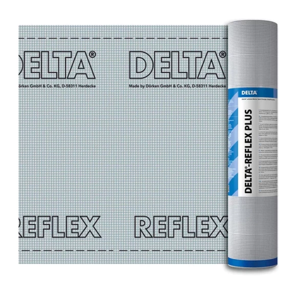 Пароизоляционная пленка Delta Reflex Plus (75м2)