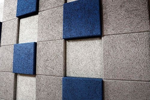 Панель акустическая Саундек (Soundec) Стандарт f1/14  (1,2м x 0,6м х 14мм) 0,72м2, Фаска, RAL 1015