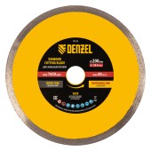 Диск алмазный сплошной, супертонкий, 200 х 25,4 мм, горячее прессование, мокрое резание// Denzel Диск алмазный сплошной, супертонкий, 200 х 25,4 мм, горячее прессование, мокрое резание// Denzel
