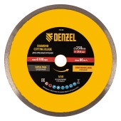Диск алмазный сплошной, супертонкий, 250 х 25,4 мм, горячее прессование, мокрое резание// Denzel Диск алмазный сплошной, супертонкий, 250 х 25,4 мм, горячее прессование, мокрое резание// Denzel