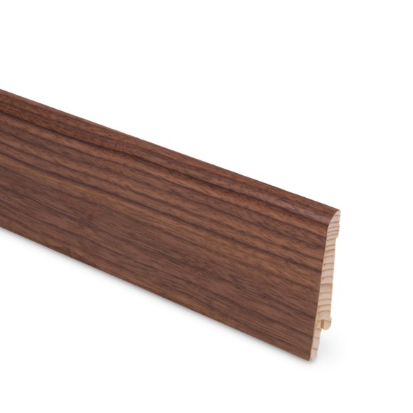 Плинтус шпонированный Lab Arte Walnut 70х15х2500