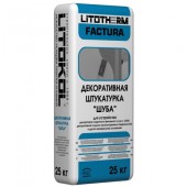 Штукатурка минеральная декоративная Litokol Litotherm Factura Шуба 2,0 мм белая 25 кг Штукатурка минеральная декоративная Litokol Litotherm Factura Шуба 2,0 мм белая 25 кг