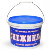 Грунтовка акриловая глубокого проникновения Снежинка 10 л Грунтовка акриловая глубокого проникновения Снежинка 10 л