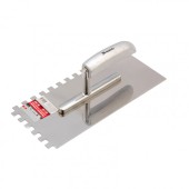 Гладилка из нержавеющей стали, 280 x 130 мм, деревянная ручка, зуб 10 x 10 мм Matrix Гладилка из нержавеющей стали, 280 x 130 мм, деревянная ручка, зуб 10 x 10 мм Matrix