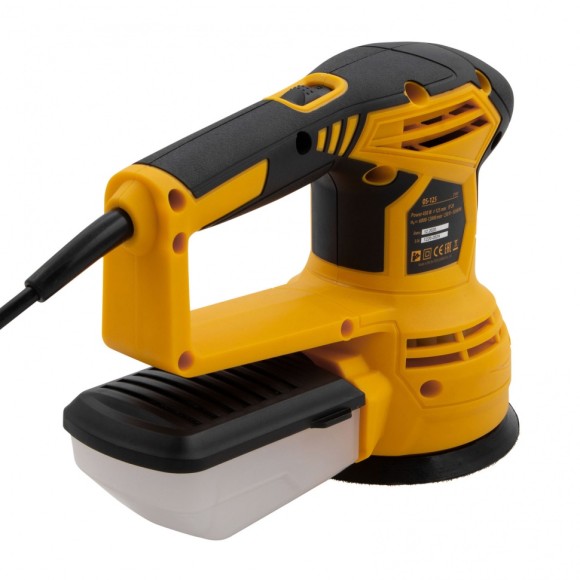 Машина шлифовальная эксцентриковая OS-125, 450 Вт, 6000-12000 об/мин Denzel