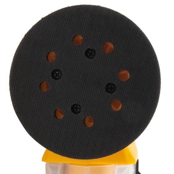 Машина шлифовальная эксцентриковая OS-125, 450 Вт, 6000-12000 об/мин Denzel