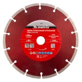 Диск алмазный, отрезной сегментный, 200 х 22.2 мм, сухая резка Matrix Professional Диск алмазный, отрезной сегментный, 200 х 22.2 мм, сухая резка Matrix Professional