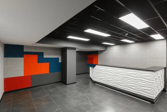 Панель акустическая Саундек (Soundec) Лайт Color f2/14  (0,6м x 0,6м х 14мм) 0,36м2