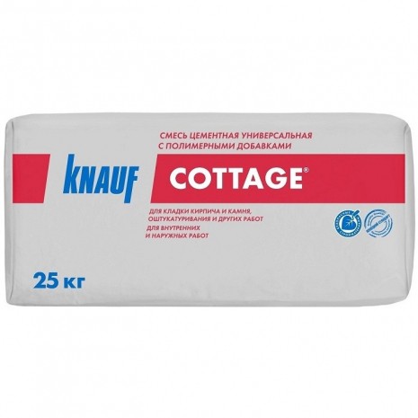 Смесь цементная универсальная Knauf Коттедж, 25 кг