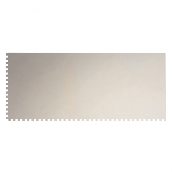 Гладилка из нержавеющей стали, 280 х 130 мм, зеркальная полировка, пластмассовая ручка, зуб 4 х 4 мм Matrix Гладилка из нержавеющей стали, 280 х 130 мм, зеркальная полировка, пластмассовая ручка, зуб 4 х 4 мм Matrix