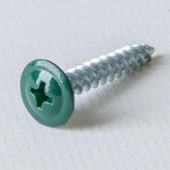 Саморез Yoko прессшайба шило 4,2х25 мм RAL 6005 зеленый