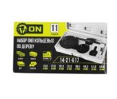 ON Набор пил кольцевых (19-64мм), 11пр, кейс ON Набор пил кольцевых (19-64мм), 11пр, кейс