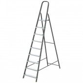 Стремянка, 9 ступеней, стальной профиль, алюминиевые ступени Россия Сибртех Стремянка, 9 ступеней, стальной профиль, алюминиевые ступени Россия Сибртех