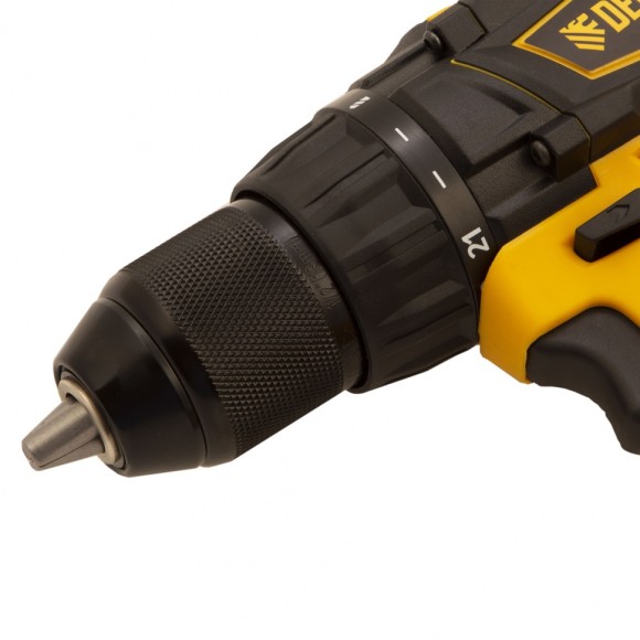 Дрель-шуруповерт аккумуляторная, бесщет. BLDL-IB-18-02, Li-Ion, 18 В, 2 акк.// Denzel Дрель-шуруповерт аккумуляторная, бесщет. BLDL-IB-18-02, Li-Ion, 18 В, 2 акк.// Denzel