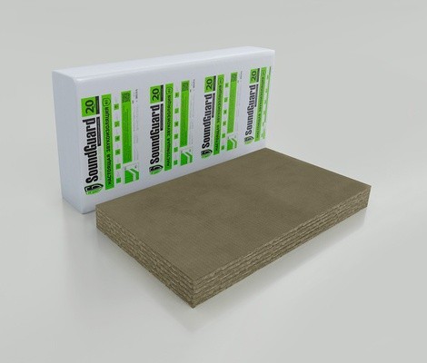 Плита звукопоглощающая SoundGuard ЭкоАкустик 30 1200х600х50мм (2,88 м2 в уп)