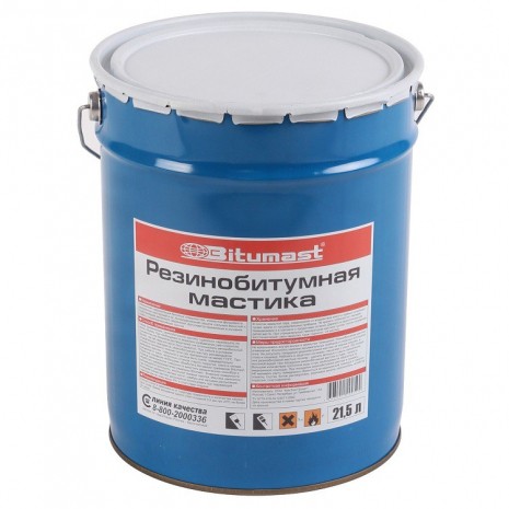 Мастика резинобитумная Bitumast 21,5 л