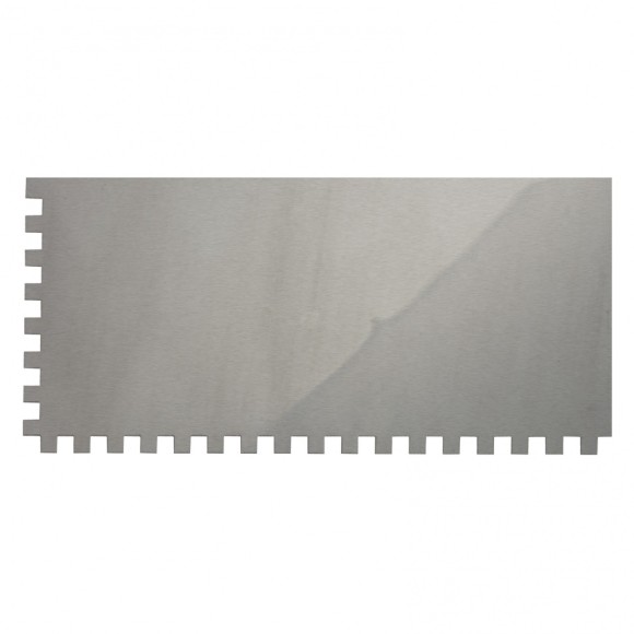 Гладилка из нержавеющей стали, 280 х 130 мм, зеркальная полировка, пластмассовая ручка, зуб 10 х 10 мм Matrix Гладилка из нержавеющей стали, 280 х 130 мм, зеркальная полировка, пластмассовая ручка, зуб 10 х 10 мм Matrix