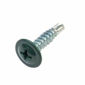 Саморез Yoko прессшайба сверло 4,2х16 мм RAL 6005 зеленый