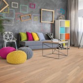 Паркетная доска Tarkett Сальса Дуб Кремовый, браш (2.658 м2)