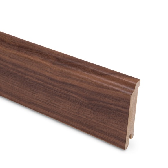 Плинтус шпонированный Lab Arte Walnut 80х15х2500