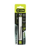 ON Сверло по керамике и стеклу твердосплавное 4,0мм, цилиндрический хвостовик ON Сверло по керамике и стеклу твердосплавное 4,0мм, цилиндрический хвостовик