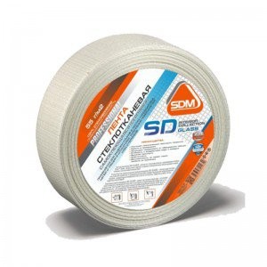 Лента стеклотканевая SD-GLASS Professional 50мм (90м) серпянка 