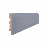 Плинтус Finitura МДФ+ШПОН 80*16*2750 NEW P фигурный выкрас лак глянец