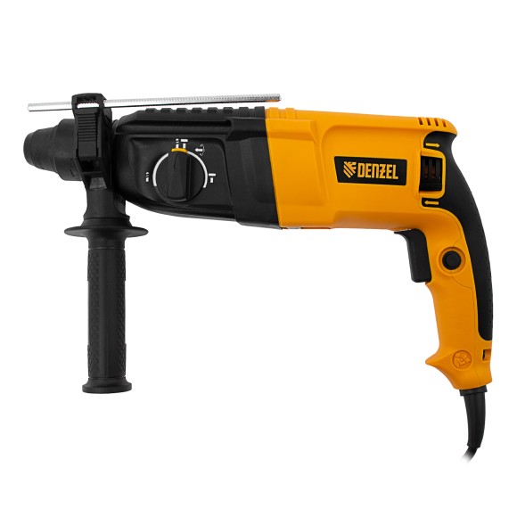 Перфоратор электрический RHH-800-26, SDS-plus, 800 Вт, 3 Дж, 3 плюс 1 реж.// Denzel Перфоратор электрический RHH-800-26, SDS-plus, 800 Вт, 3 Дж, 3 плюс 1 реж.// Denzel