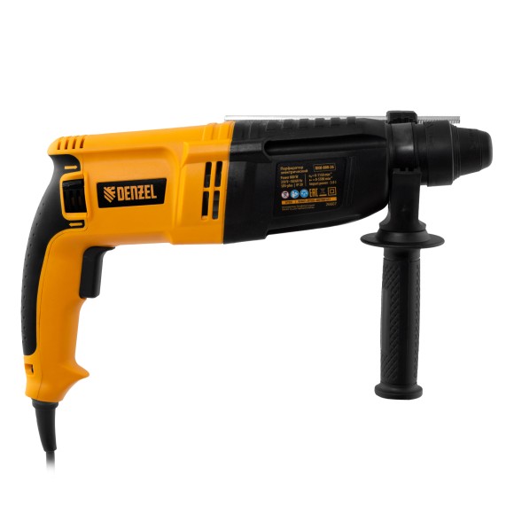 Перфоратор электрический RHH-800-26, SDS-plus, 800 Вт, 3 Дж, 3 плюс 1 реж.// Denzel Перфоратор электрический RHH-800-26, SDS-plus, 800 Вт, 3 Дж, 3 плюс 1 реж.// Denzel