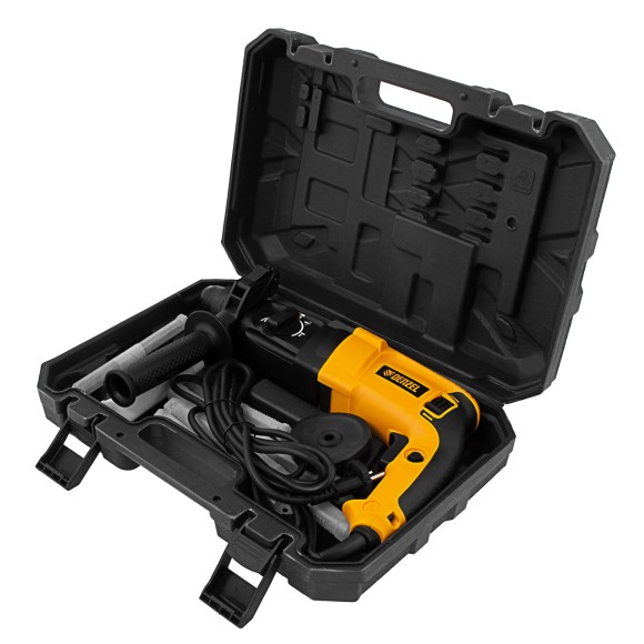 Перфоратор электрический RHH-800-26, SDS-plus, 800 Вт, 3 Дж, 3 плюс 1 реж.// Denzel Перфоратор электрический RHH-800-26, SDS-plus, 800 Вт, 3 Дж, 3 плюс 1 реж.// Denzel