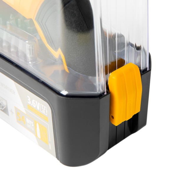 Отвертка аккумуляторная CSL-3.6-01, Li-Ion, 3.6 В, 1.3 А*ч, 200 об/мин, с аксессуарами Denzel Отвертка аккумуляторная CSL-3.6-01, Li-Ion, 3.6 В, 1.3 А*ч, 200 об/мин, с аксессуарами Denzel