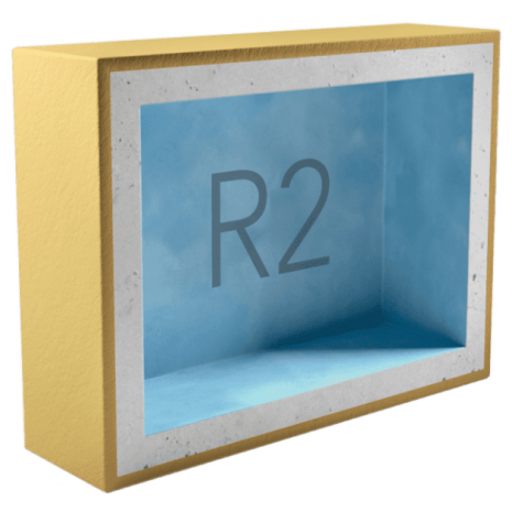 Подрозетник звукоизоляционный AcousticGyps Box R2 200х120х45 мм
