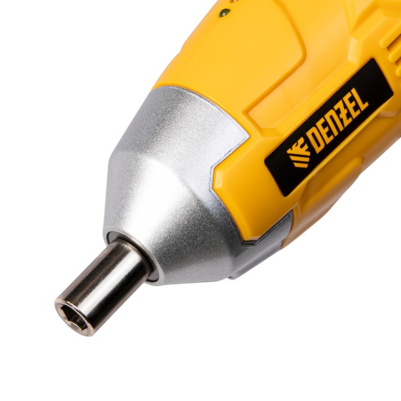 Отвертка аккумуляторная CSL-3.6-02, Li-Ion, 3.6 В, 1.3 А*ч, в блистере Denzel Отвертка аккумуляторная CSL-3.6-02, Li-Ion, 3.6 В, 1.3 А*ч, в блистере Denzel