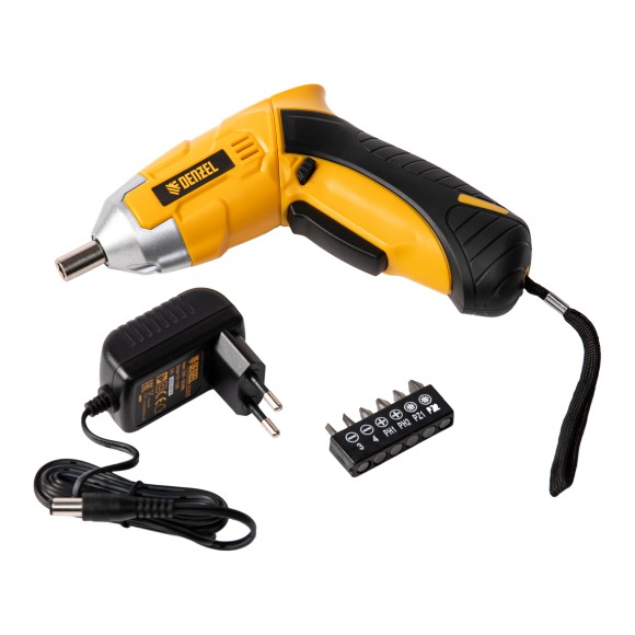 Отвертка аккумуляторная CSL-3.6-02, Li-Ion, 3.6 В, 1.3 А*ч, в блистере Denzel Отвертка аккумуляторная CSL-3.6-02, Li-Ion, 3.6 В, 1.3 А*ч, в блистере Denzel