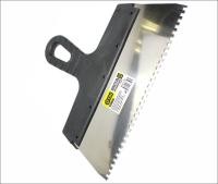 ON Шпатель нержавеющий пластиковая ручка 250мм зуб 4мм