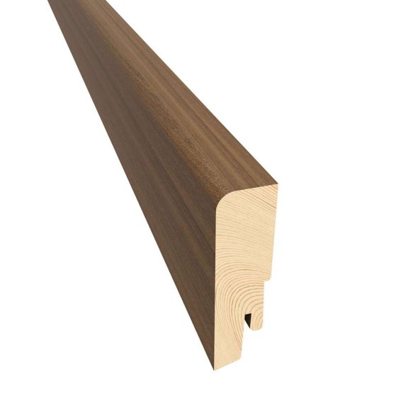 Плинтус шпонированный Kahrs Орех сатиновый лак 16*60*2400